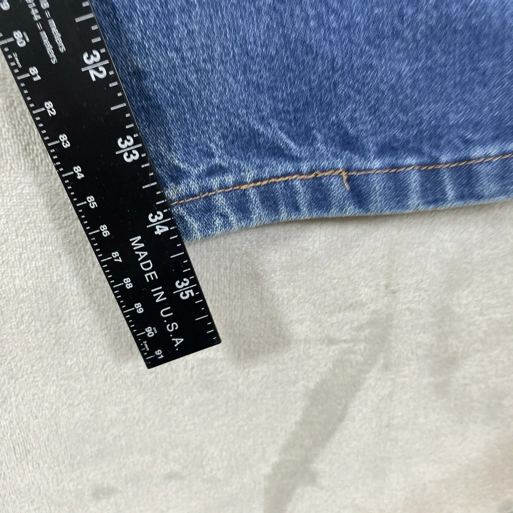 Vtg Wrangler 13MWZ Jeans Mens 36x36 (fit 34x34) Whisker Fade Distressed Mud Wash